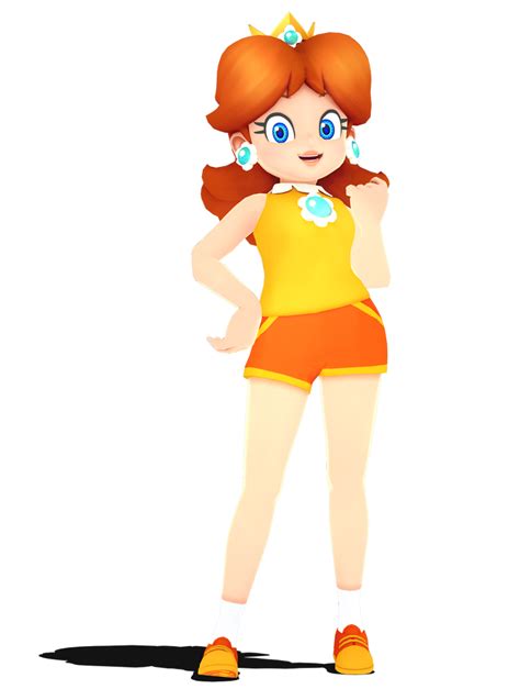 NINTENDO: MMD: Princess Daisy - Mario Tennis US by AnyColor on DeviantArt