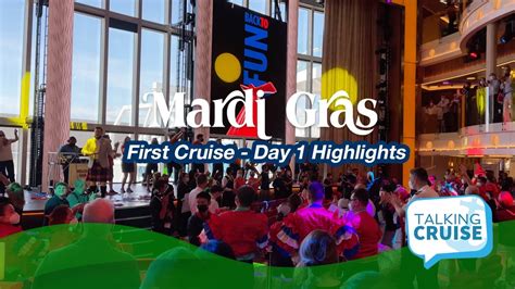 Carnival's Mardi Gras - First Cruise (Day 1 Highlights) - Top Cruise Trips