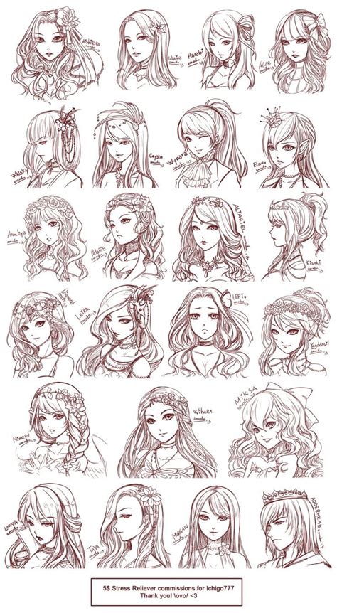 Anime Girl Hairstyles