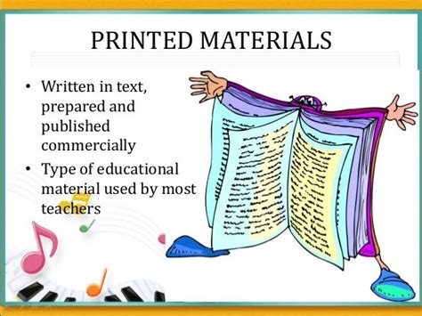 Examples of Printed Materials are: • Textbooks • Workbooks • Magazines • Newspapers • Reference ...