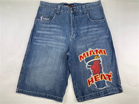 NBA Shorts Vintage Basketball Shorts Miami Heat 90s Hip Hop - Etsy