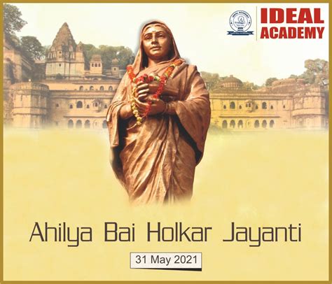 Ahilya Bai Holkar Jayanti - Ideal Academy