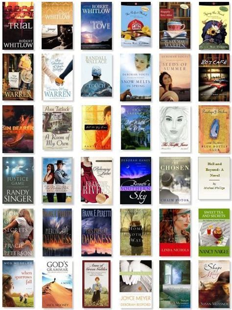 List Of Top Christian Fiction Books