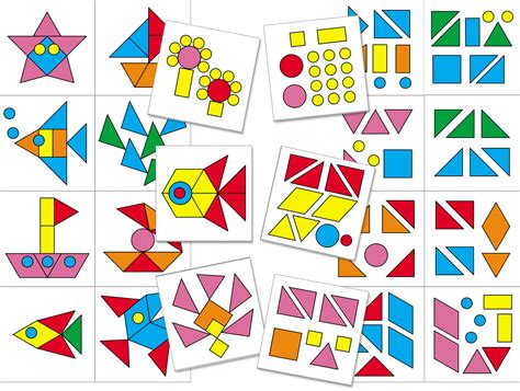 Geometric Shape Picture Making Activity for Preschoolers. TeachersMag.com