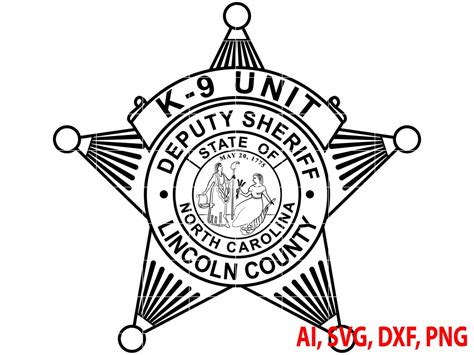 Sheriff Badge, State of North Carolina Lincoln County Deputy Sheriff ...