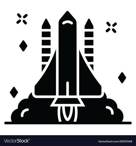 Missile launch Royalty Free Vector Image - VectorStock