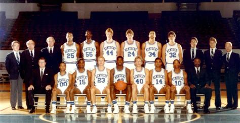 1984-1985 Kentucky Basketball Roster - Walter's Wildcat World