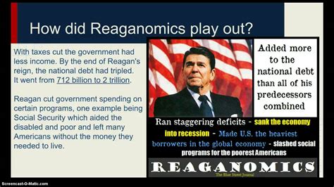 Reaganomics - YouTube