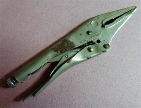 Craftsman Needle Nose Vise Grips vintage pliers USA 9 45349 small pliers from RocktheJewels on ...