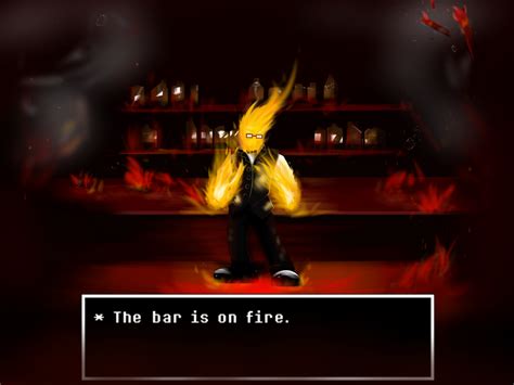 Undertale - Grillby's Battle by Paredi on DeviantArt