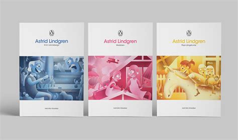 Astrid Lindgren Books | Behance