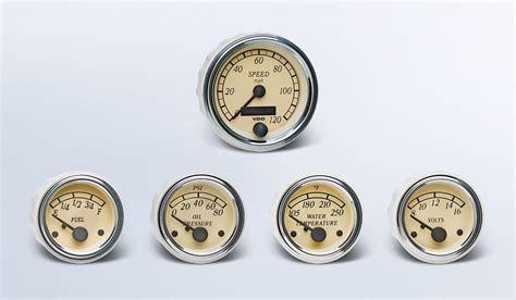 VDO Heritage Chrome Series Analog Gauge Kits A2C59519572 - Free Shipping on Orders Over $99 at ...