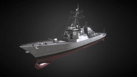 USS John Paul Jones (DDG-53) - 3D model by yazjack [aeae7da] - Sketchfab