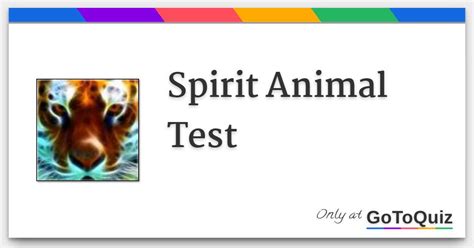 Spirit animal test - passamagazine