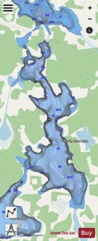 North Cross Lake Fishing Map | Nautical Charts App