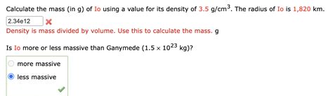 Solved Calculate the radius (in km ) of Jupiter's Roche | Chegg.com