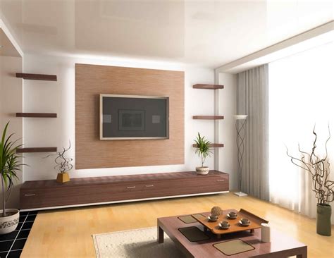 Floating Shelf Over HDTV Maximizes Available Space | Floating shelves living room, Living room ...