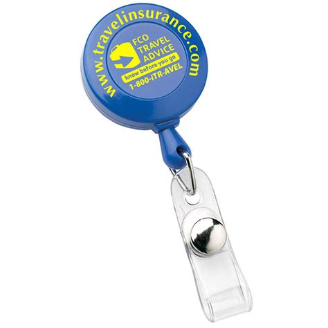 Logoed Retractable Badge Clip