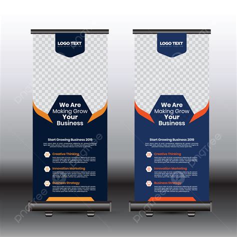 Creative Design Roll Up Banner Template Download on Pngtree