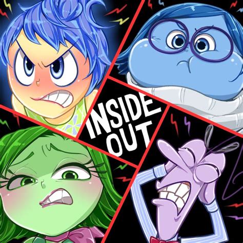 INSIDE OUT! -anger- by hentaib2319 on DeviantArt | Animated cartoon ...