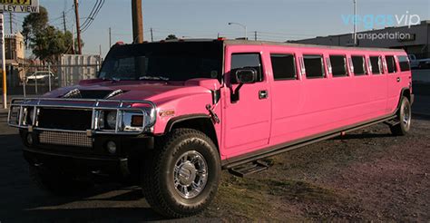 Stretch Pink Hummer Limo | Vegas VIP Limousine