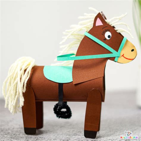 Paper Roll Horse Craft - Arty Crafty Kids