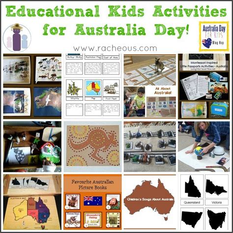 Educational Kids Activities for Australia Day! - Racheous - Respectful ...