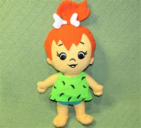 17" BABY PEBBLES PLUSH DOLL TOY FACTORY THE FLINTSTONES 2014 STUFFED ...