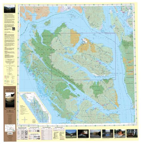 Chichagof Island Hoonah Area (Chichagof Island Side) Map by US Forest ...