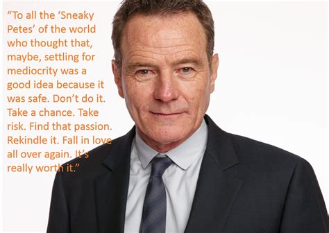 Some inspiration from Bryan Cranston. #bryancranston #emmy #sneakypete ...