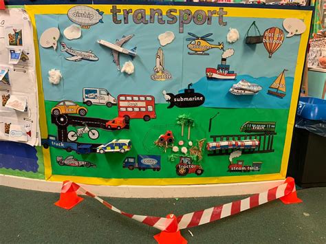 Transport eyfs display board | Preschool displays, Nursery display ...