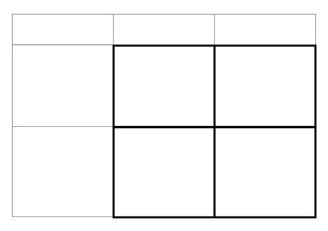 Carroll diagram template | MontessoriSoul