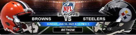 Cleveland Browns vs Pittsburgh Steelers 01/10/2021 Odds Football Betting