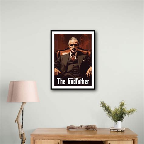 The Godfather 4 Poster Style Wall Art