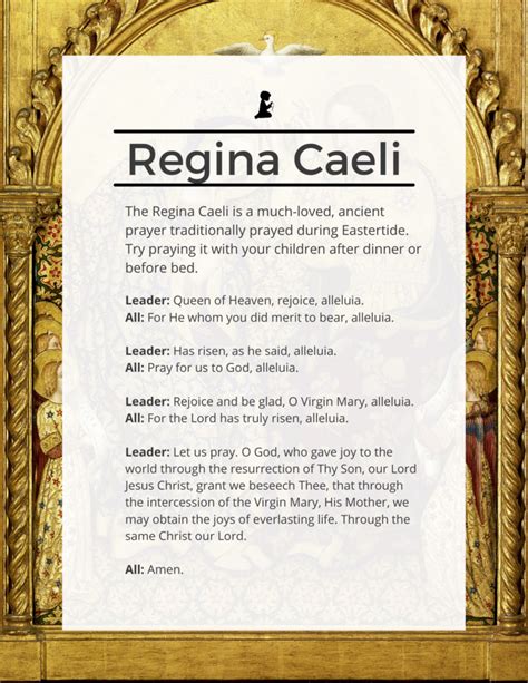 The Regina Caeli Prayer for Families - Intentional Catholic Parenting