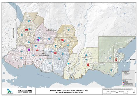 District Map - North Vancouver School District