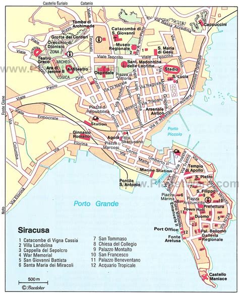 12 Top Tourist Attractions in Syracusa | Tourist, Tourist attraction, Tourist map