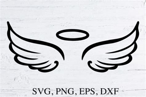 Angel Wings SVG in Loving Memory Graphic by TanuschArts · Creative Fabrica