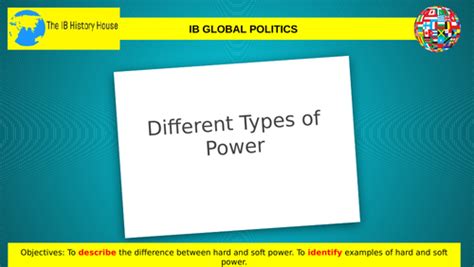 IB Global Politics - Different Types of Power | Teaching Resources