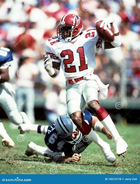 Deion Sanders Atlanta Falcons Editorial Stock Photo - Image of ...