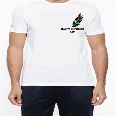 Printed Polyester Republic Day Printing T-shirt at Rs 130 in Ludhiana