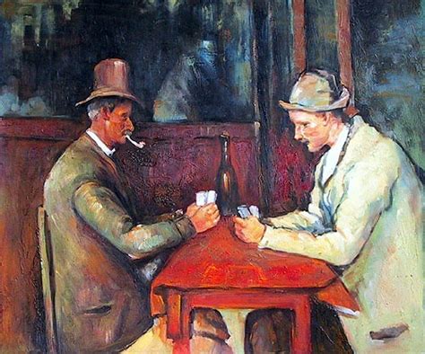 The Card Players Paul Cézanne / Paul Cezanne Les Joueurs Des Cartes The Card Players 1929 ...