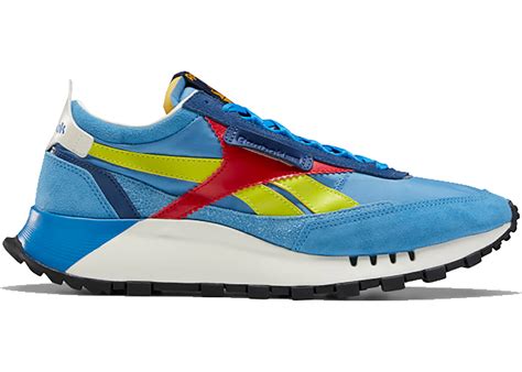 Reebok Classic Leather Legacy Splendid Blue Yellow - FY8325