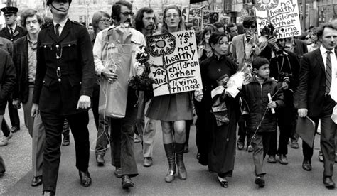 Anti-War protests 1960's Black and White Postcard Wall | Etsy