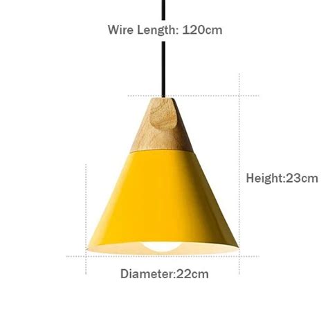 LED Pendant Lights Aluminum Wood Pendant Lamps E27 Modern Hang Lamp Kitchen Restaurant Bar ...