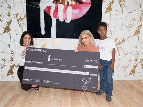 Kylie Jenner donates £123,000 for childrens' cleft palate surgery