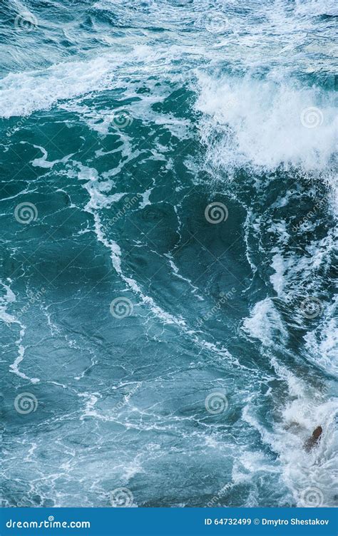 Sea waves during a storm stock image. Image of hurricane - 64732499