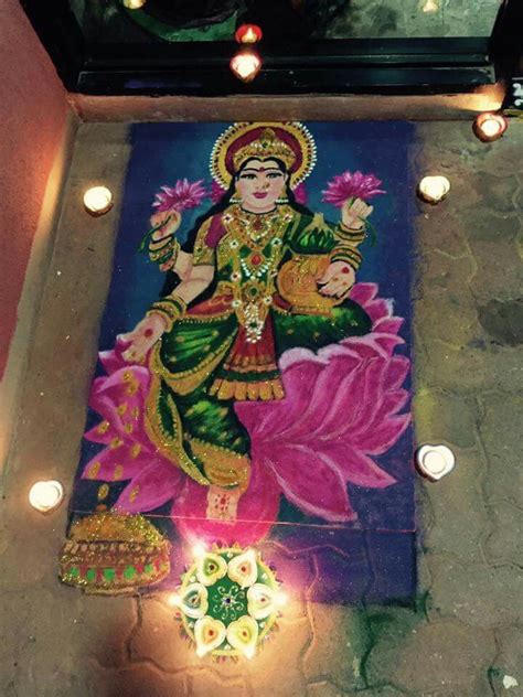 Lakshmi | Poster rangoli