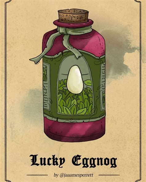 JP ️ on Instagram: “Lucky Eggnog. 👉SWIPE👉 🔥 - - - #dungeonsanddragons #illustratorsoninstagram # ...