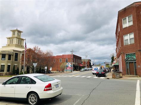 Downtown Burnsville, North Carolina. Paul Chandler April 2019 ...